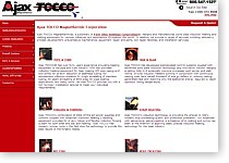 Ajax Tocco Web Site Design